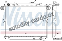 Chladič motoru NISSENS 646937