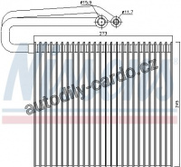 Výparník NISSENS 92165