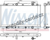 Chladič motoru NISSENS 646938