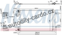 Chladič klimatizace NISSENS 940458