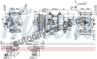 Kompresor klimatizace NISSENS 89201