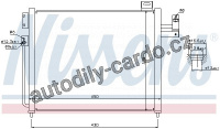 Chladič klimatizace NISSENS 94760