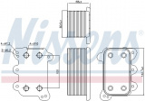 Chladič motorového oleje NISSENS 90746