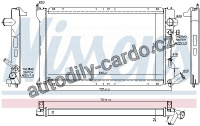 Chladič motoru NISSENS 61231