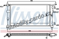 Chladič motoru NISSENS 63290