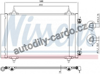 Chladič klimatizace NISSENS 940111