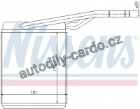 Výměník tepla NISSENS 71747