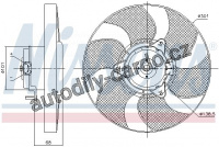 Ventilátor chladiče NISSENS 85900