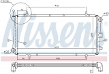 Chladič motoru NISSENS 62785A