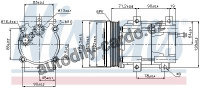 Kompresor klimatizace NISSENS 89205