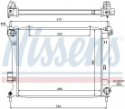 Chladič motoru NISSENS 67549