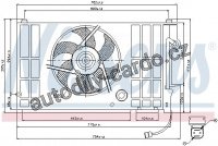 Ventilátor chladiče NISSENS 85318