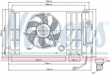 Ventilátor chladiče NISSENS 85318