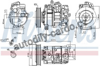 Kompresor klimatizace NISSENS 89209