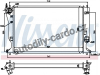 Chladič motoru NISSENS 64695