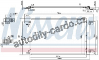 Chladič klimatizace NISSENS 940479