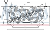 Ventilátor chladiče NISSENS 85321