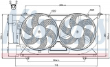 Ventilátor chladiče NISSENS 85321