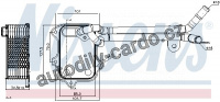 Chladič motorového oleje NISSENS 90679