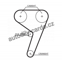 Sada rozvodového řemene s vodní pumpou GATES (GT KP25433XS-1)