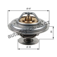 Termostat GATES (GT TH13287G1) - AUDI, VW