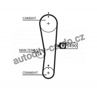 Rozvodový řemen GATES (GT 5637XS) - SUZUKI