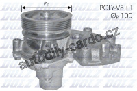 Vodní pumpa DOLZ S230 - ALFA ROMEO, FIAT, LANCIA