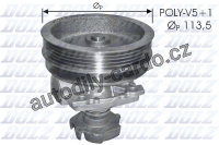 Vodní pumpa DOLZ S218 - FIAT, LANCIA