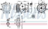 Kompresor klimatizace NISSENS 89053