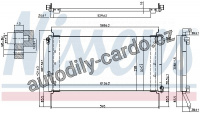 Chladič klimatizace NISSENS 94217