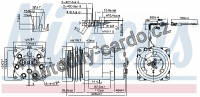 Kompresor klimatizace NISSENS 899929