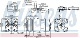 Kompresor klimatizace NISSENS 899929