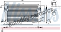 Chladič klimatizace NISSENS 94218