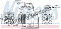 Kompresor klimatizace NISSENS 899930