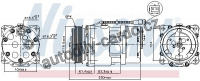 Kompresor klimatizace NISSENS 89055