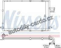Chladič klimatizace NISSENS 94637