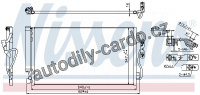 Chladič klimatizace NISSENS 940357