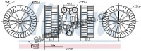 Vnitřní ventilátor NISSENS 87340