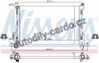 Chladič motoru NISSENS 630803