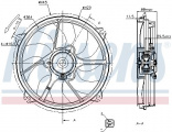 Ventilátor chladiče NISSENS 85669