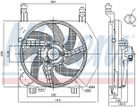 Ventilátor chladiče NISSENS 85172