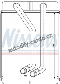 Výměník tepla NISSENS 77507