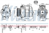 Kompresor klimatizace NISSENS 890329