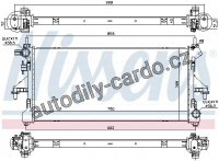 Chladič motoru NISSENS 63567