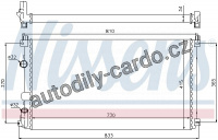 Chladič motoru NISSENS 63819