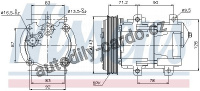 Kompresor klimatizace NISSENS 89059