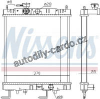 Chladič motoru NISSENS 687141