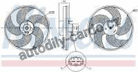 Ventilátor chladiče NISSENS 85672