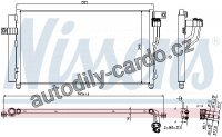 Chladič klimatizace NISSENS 940360