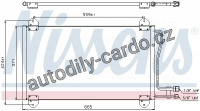 Chladič klimatizace NISSENS 94225